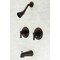 Kingston Brass KB665NDL Two-Handle Tub and Shower Faucet with Volume Control, Oil Rubbed Bronze KB665NDL - alternate 2